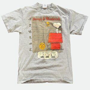 Vintage Y2k Snoopy and Woodstock T-Shirt 50th Anniversary Print Medium